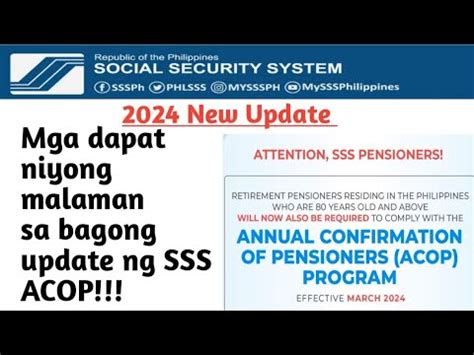Everything You Need To Know About SSS ACOP 2024.